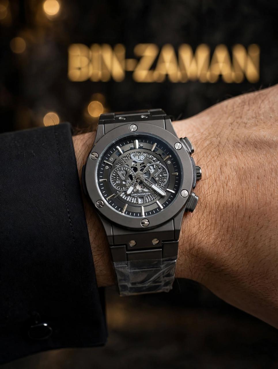 BIN-ZAMAN Luxury Chronograph Watch
